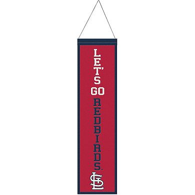 WinCraft St. Louis Cardinals 8" x 32" Slogan Wool Banner