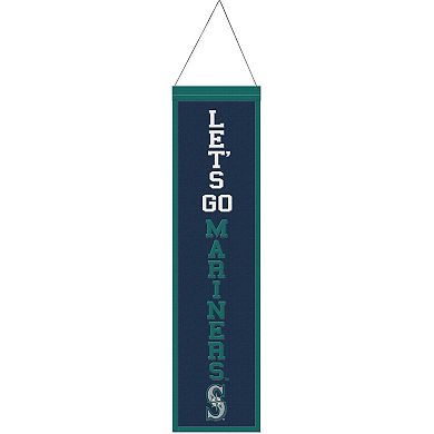 WinCraft Seattle Mariners 8" x 32" Slogan Wool Banner