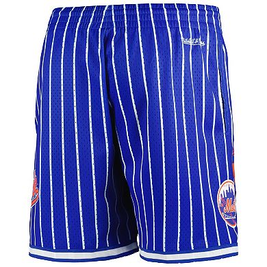 Men's Mitchell & Ness Royal New York Mets Cooperstown Collection City Collection Mesh Shorts