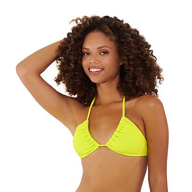 Juniors' Ninety-Nine Degrees° Adjustable Triangle Bikini Top