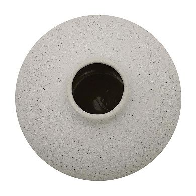 Sonoma Goods For Life® Small Round Neutral Speckled Vase Table Decor