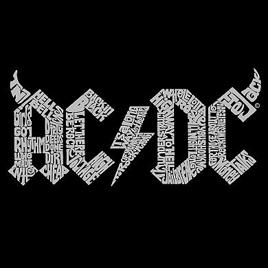 ACDC Song Titles - Men's Word Art T-shirt