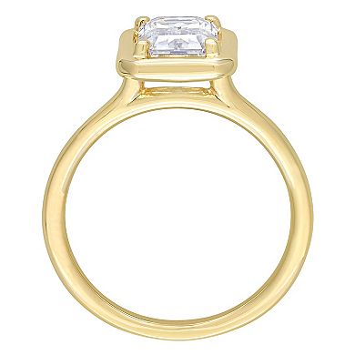 Stella Grace 10k Yellow Gold Lab-Created Moissanite Octagon Shaped Engagement Ring