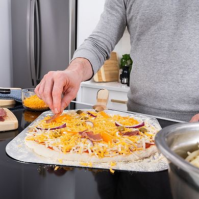 Old Stone Foldable Pizza Peel With Folding Handle