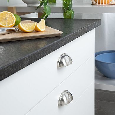 Collection - Modern And Sleek Cabinet Hardware Cup Pull