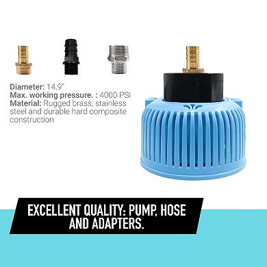 Submersible Pool Cover Pump Heavy Duty 850 Gph Max Flow