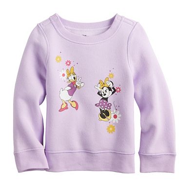 Disney's Minnie Mouse and Daisy Duck Girls' Adaptive Sensory Graphic Sweatshirt by Jumping Beans®