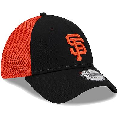 Men's New Era Black San Francisco Giants Team Neo 39THIRTY Flex Hat