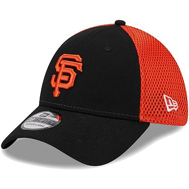 Men's New Era Black San Francisco Giants Team Neo 39THIRTY Flex Hat