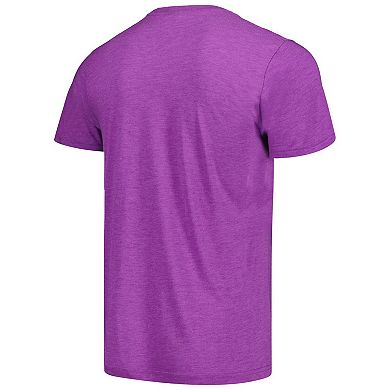 Men's Homage Purple Colorado Rockies Blake St. Bombers Tri-Blend T-Shirt