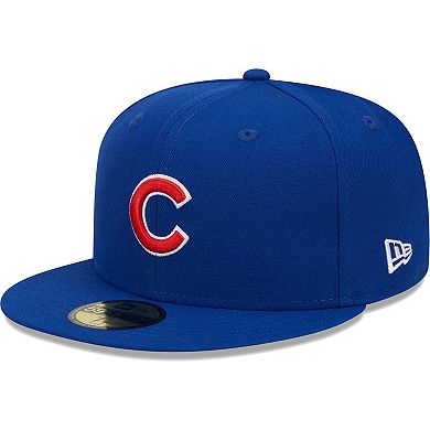 Men's New Era Royal Chicago Cubs 2023 MLB World Tour: London Series Flag 59FIFTY Fitted Hat