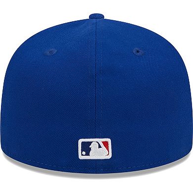 Men's New Era Royal Chicago Cubs 2023 MLB World Tour: London Series Flag 59FIFTY Fitted Hat