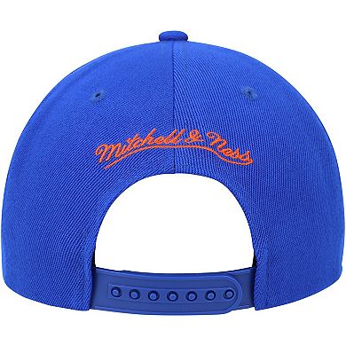 Men's Mitchell & Ness Blue New York Knicks Paint By Numbers Snapback Hat