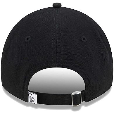Toddler New Era Black Colorado Rockies Team 9TWENTY Adjustable Hat