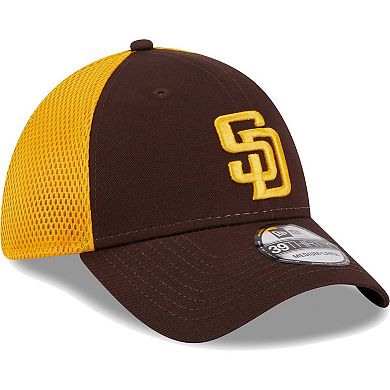 Men's New Era Brown San Diego Padres Team Neo 39THIRTY Flex Hat
