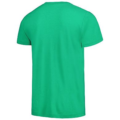 Men's Homage Green Oakland Athletics Mustache Gang Tri-Blend T-Shirt