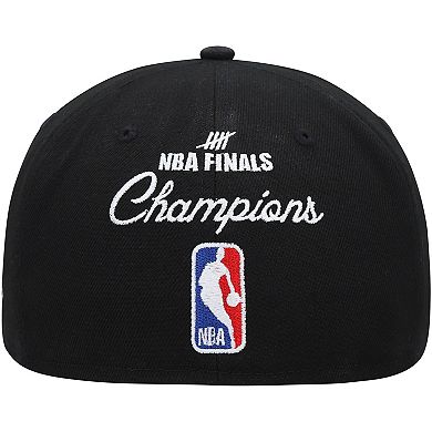 Men's New Era  Black San Antonio Spurs Crown Champs 59FIFTY Fitted Hat