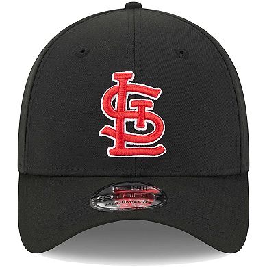 Men's New Era Black St. Louis Cardinals Logo 39THIRTY Flex Hat