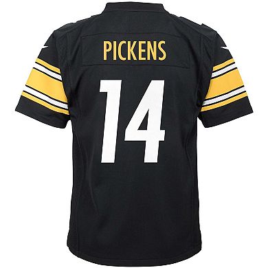 Youth Nike George Pickens Black Pittsburgh Steelers Game Jersey