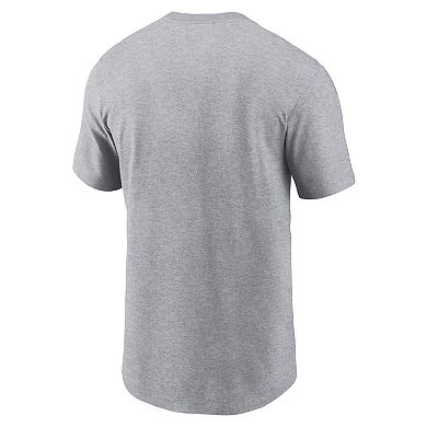 Men's Nike  Gray San Francisco 49ers Logo Essential T-Shirt