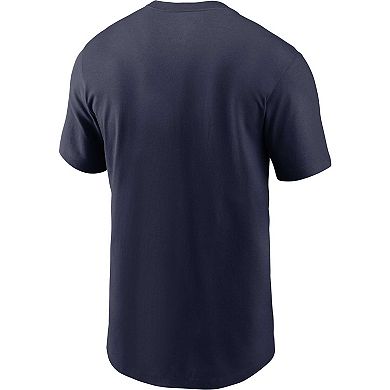 Men's Nike College Navy Seattle Seahawks Yard Line Fashion Asbury T-Shirt