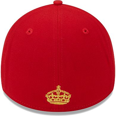 Men's New Era Red St. Louis Cardinals 2023 MLB World Tour: London Series Flag Fill 39THIRTY Flex Hat