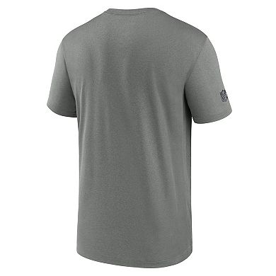 Men's Nike  Heather Gray Chicago Bears Sideline Legend Performance T-Shirt