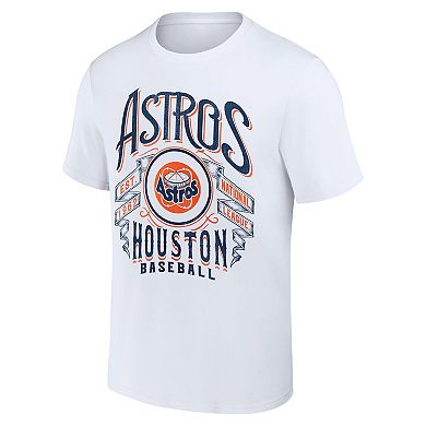 Men's Darius Rucker Collection by Fanatics White Houston Astros Distressed Rock T-Shirt