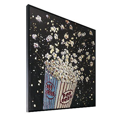 ARTFX Fine Art Canvas Cinema Popcorn Wall Art