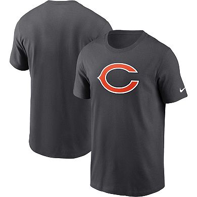 Men's Nike  Anthracite Chicago Bears Logo Essential T-Shirt