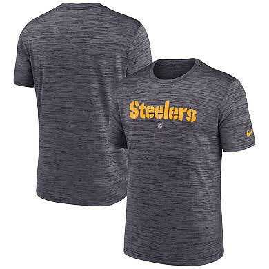 Men's Nike Black Pittsburgh Steelers Velocity Performance T-Shirt
