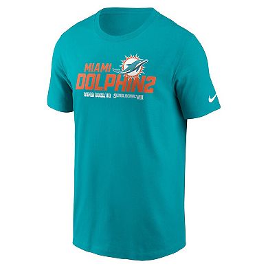 Men's Nike  Aqua Miami Dolphins Local Essential T-Shirt
