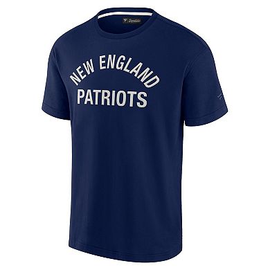 Unisex Fanatics Signature Navy New England Patriots Super Soft Short Sleeve T-Shirt