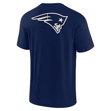 Unisex Fanatics Signature Navy New England Patriots Super Soft Short Sleeve T-Shirt