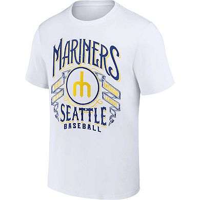 Men's Darius Rucker Collection by Fanatics White Seattle Mariners Distressed Rock T-Shirt