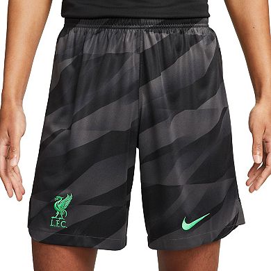 Men's Nike Anthracite Liverpool 2023/24 Stadium Goalkeeper Performance Shorts