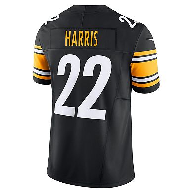 Men's Nike Najee Harris Black Pittsburgh Steelers Vapor F.U.S.E. Limited Jersey