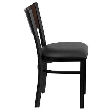 Flash Furniture HERCULES Series Restaurant Slat Back Dining Chair