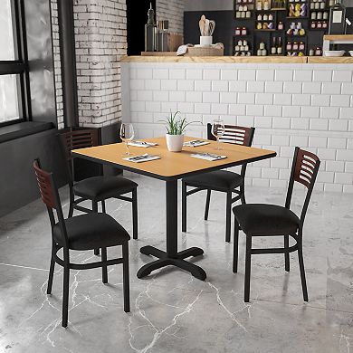 Flash Furniture HERCULES Series Restaurant Slat Back Dining Chair