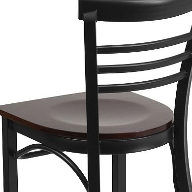 Flash Furniture HERCULES Series Ladder Back Restaurant Dining Chair