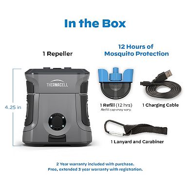 Thermacell Mosquito Repellent Rechargeable Adventure EX-Series EX90