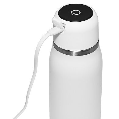 14 oz Stainless Steel Self-Cleaning Smart UV Water Bottle