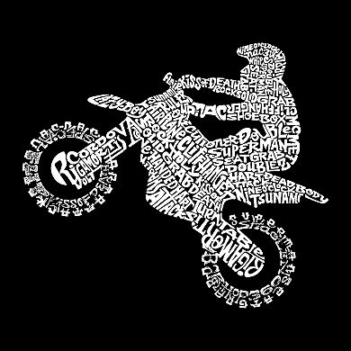 Freestyle Motocross - FMX- Men's Word Art T-shirt