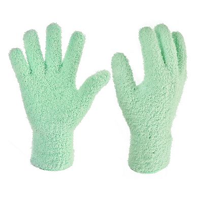2 Pairs Dusting Cleaning Gloves Microfiber Mittens