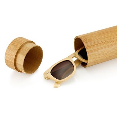 F.C Design Polarized Genuine  lightweight Wood Entire Frame Vintage Handcraft Sunglasses Mens Womens Eyewear with Wooden  box