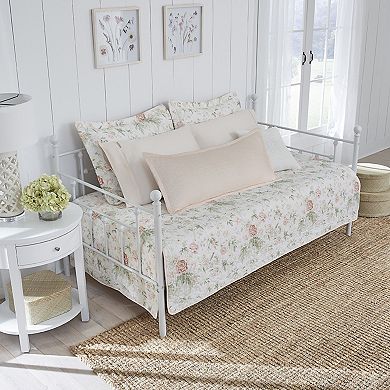 Laura Ashley Breezy Floral Daybed Set with Shams