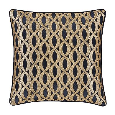 Five Queens Court Baylor Square Decorative Throw Pillow