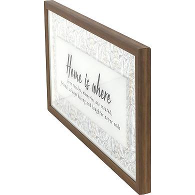 Home Is Where Sentiment Framed Wall Art