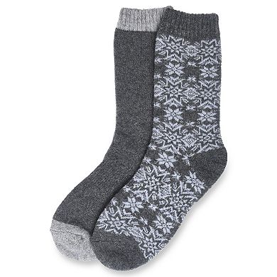 Women's GaaHuu 2-Pack Wool Blend Thermal Socks