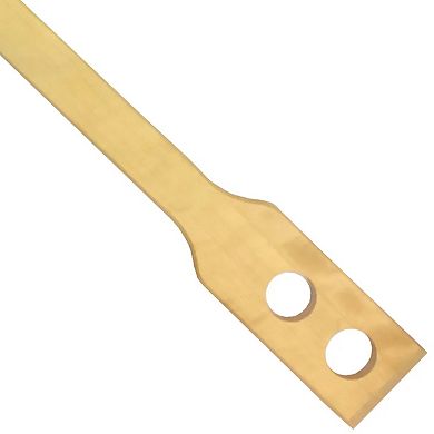 Bayou Classic 35.5 Inch Beech Wooden Mash Paddle with Beveled End and Mash Holes